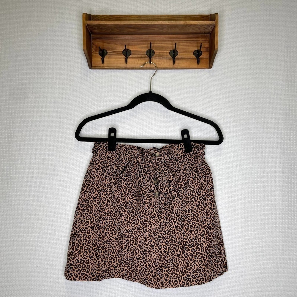 American Eagle | Brown Cheetah Print Skirt Small‎